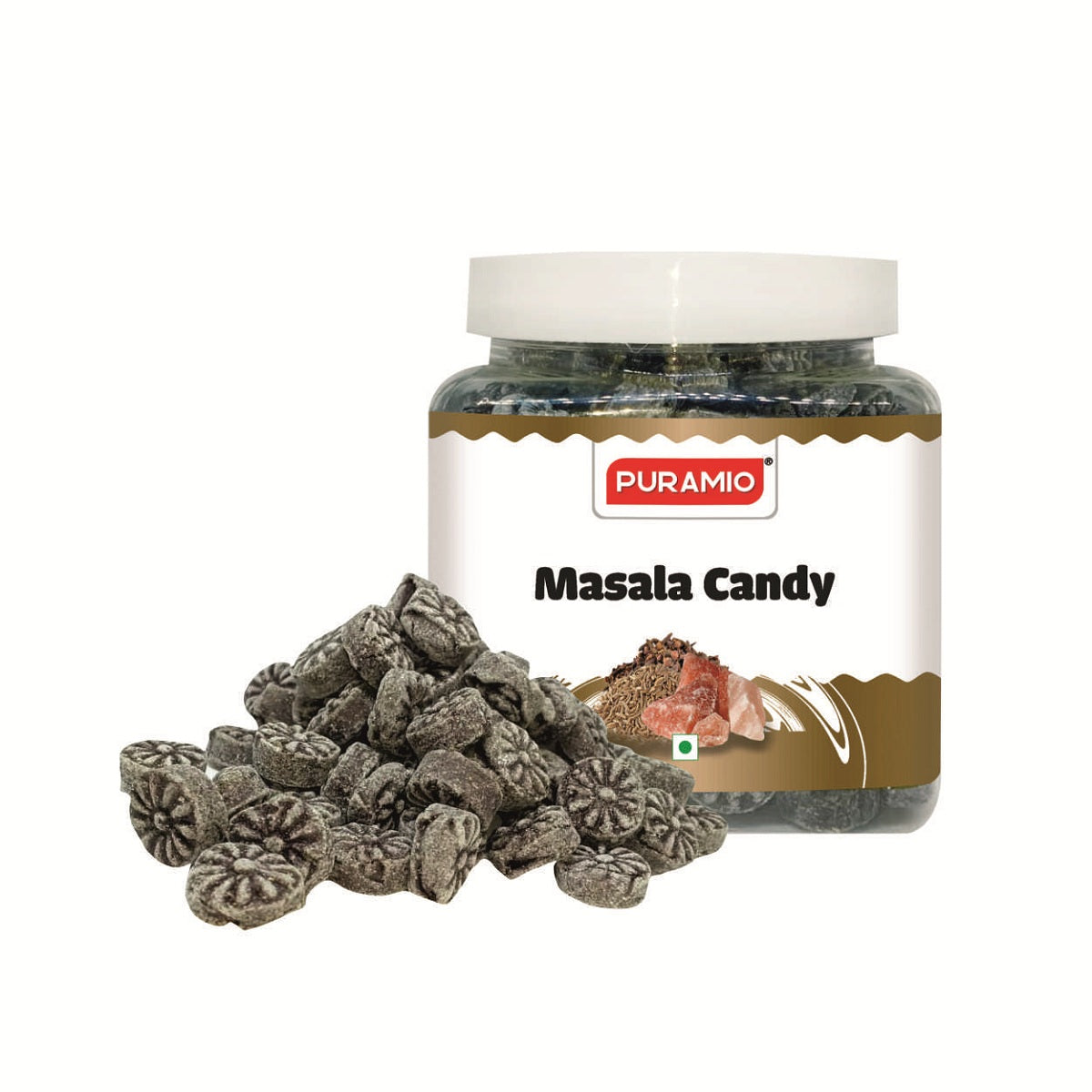 Puramio Masala Candy II Flavoured Sugar Candy II Sweet & Chatpata Candy,