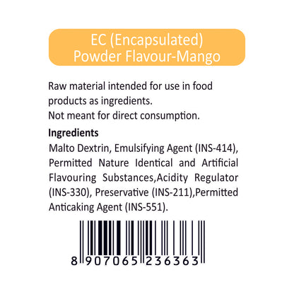 Puramio EC (Encapsulated) Powder Flavour - Mango, 100g