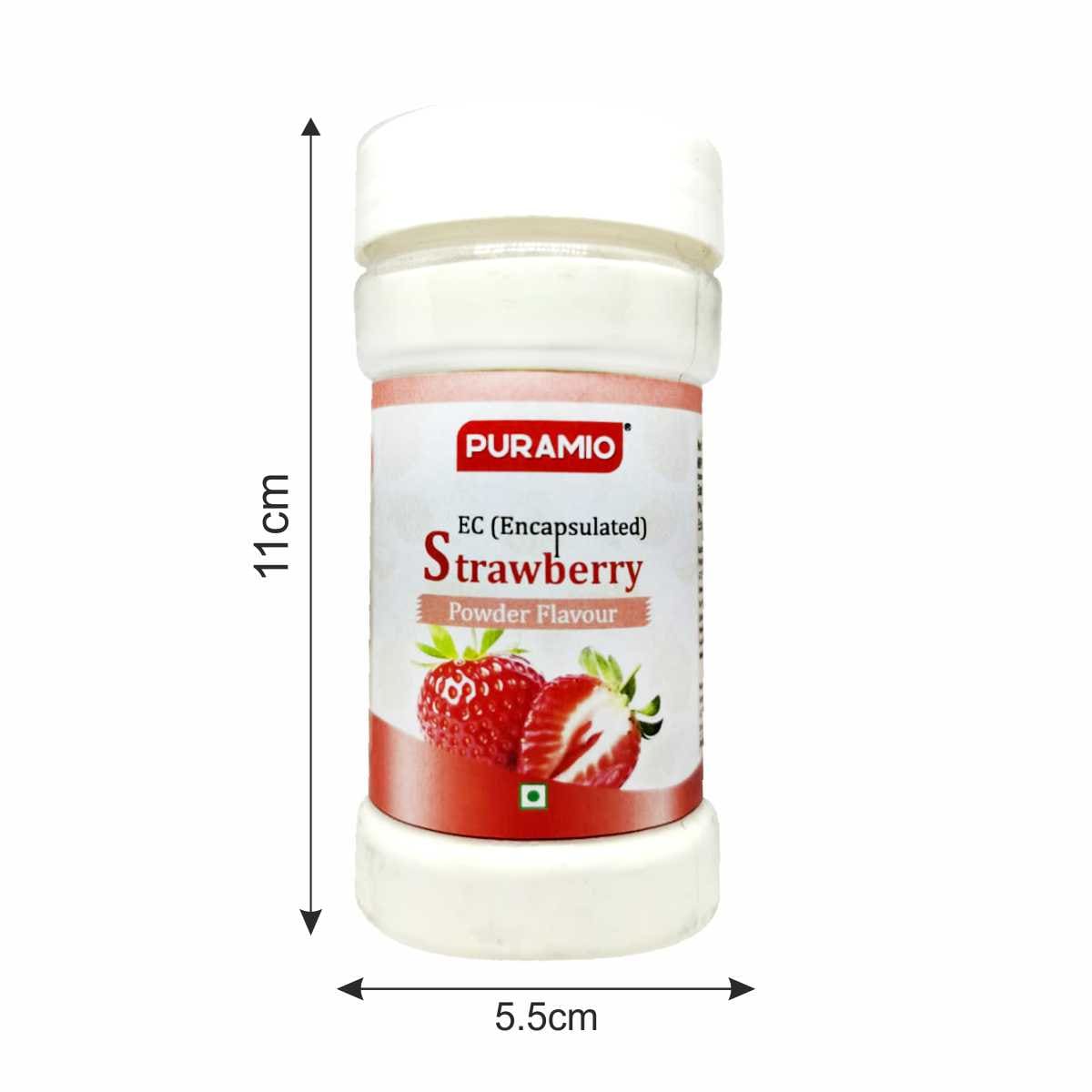 Puramio EC (Encapsulated) Powder Flavour - Strawberry, 100g