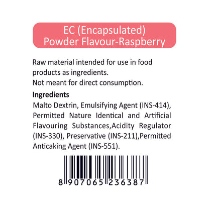 Puramio EC (Encapsulated) Powder Flavour - Raspberry, 100g