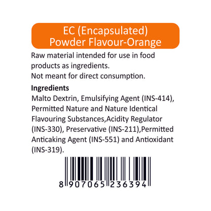 Puramio EC (Encapsulated) Powder Flavour - Orange, 100g