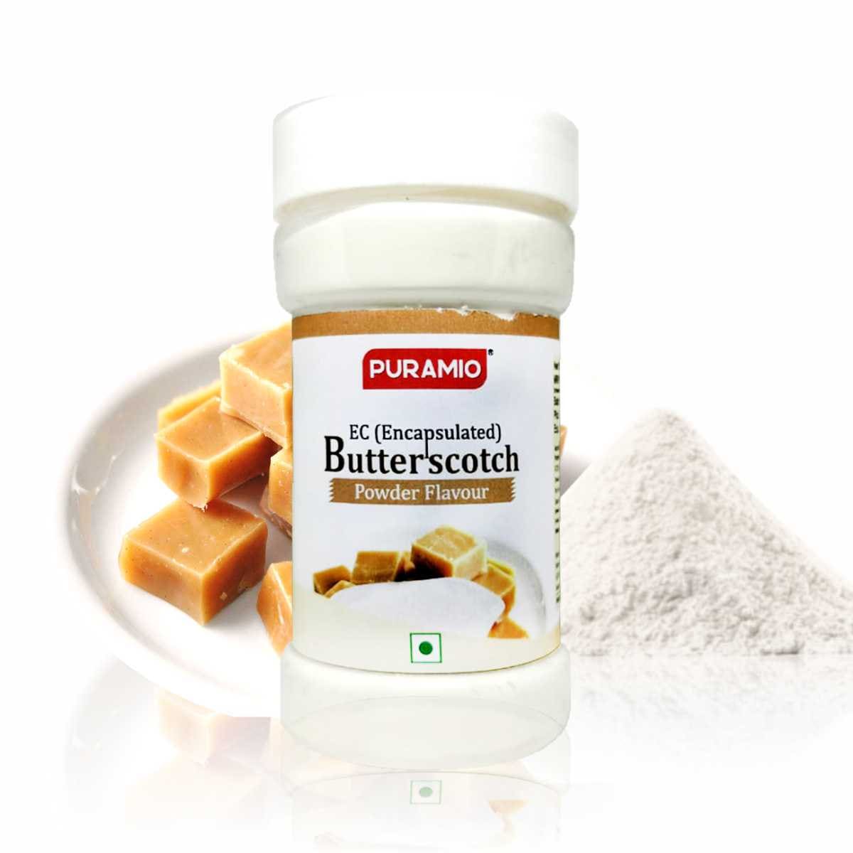 Puramio EC (Encapsulated) Powder Flavour - Butterscotch, 100g – PURAMIO