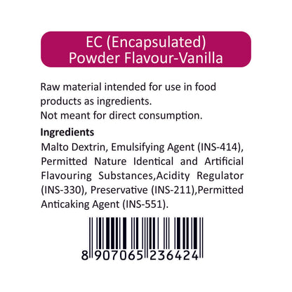 Puramio EC (Encapsulated) Powder Flavour - Vanilla, 100g