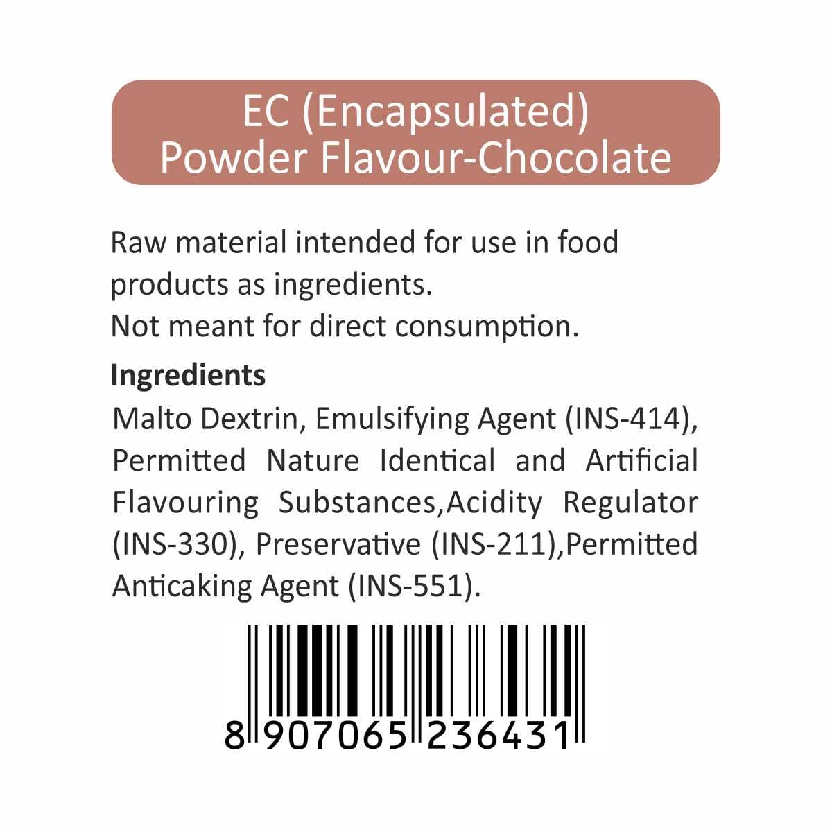 Puramio EC (Encapsulated) Powder Flavour - Chocolate, 100g