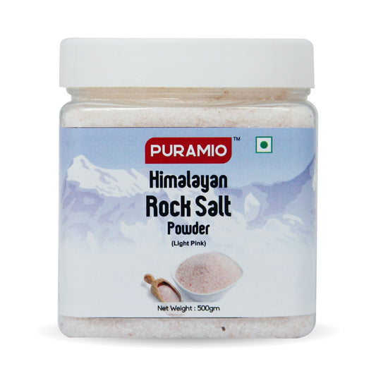 Puramio Himalayan Pink Rock Salt Powder - Light