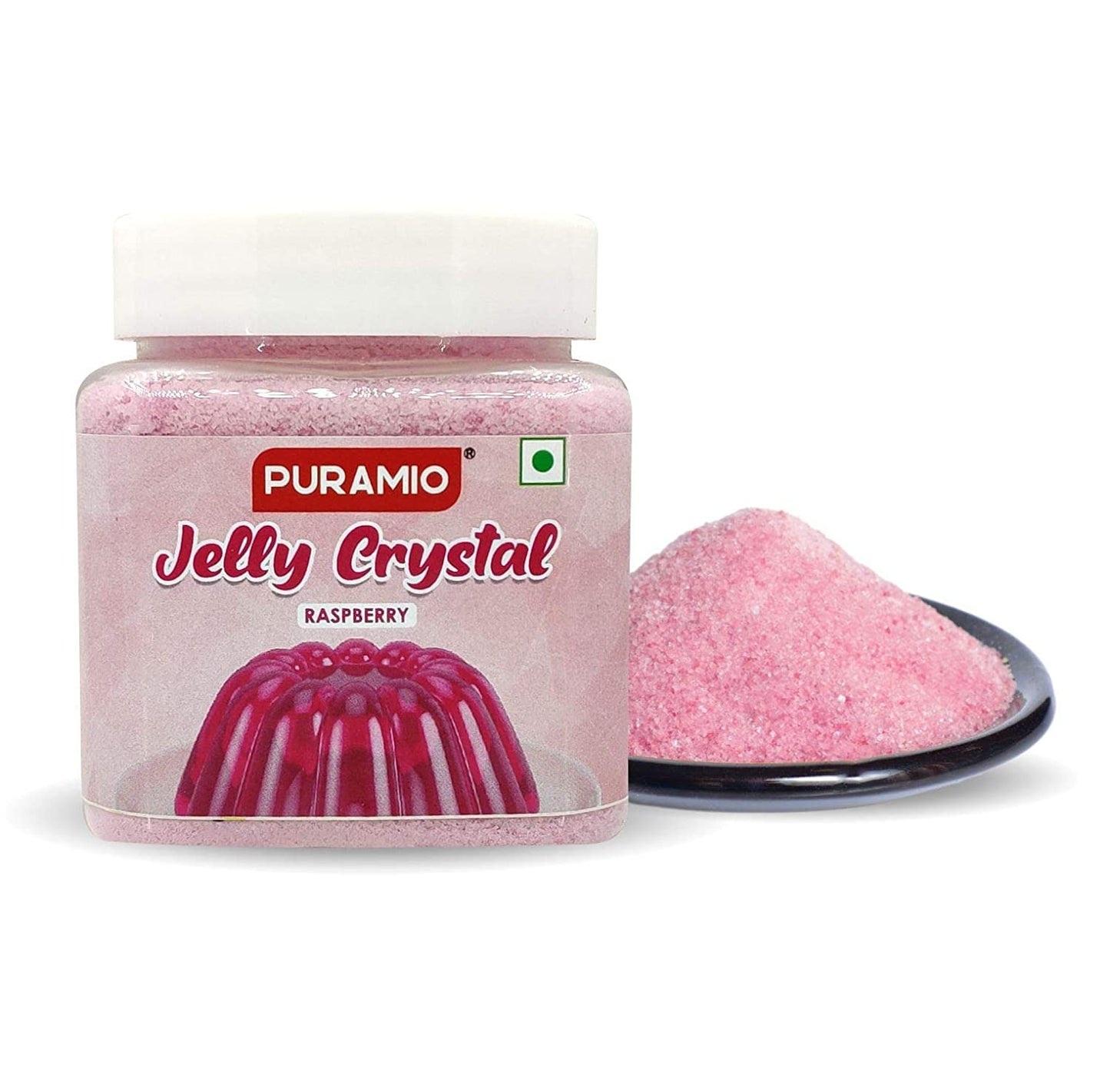 Puramio Jelly Crystals Combo [Pack of 4] - Strawberry, Mango, Raspberry & Orange, (200 gm Each (Pack of 4))