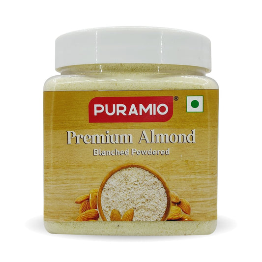 Puramio Premium Almonds (Blanched Powdered) , 250g