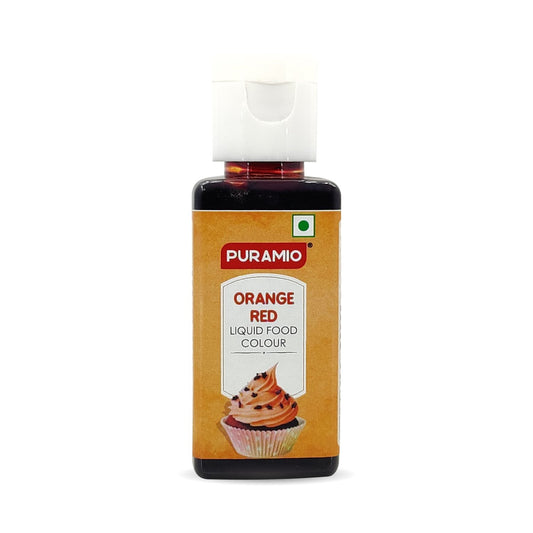 Puramio Liquid Food Colour - Orange Red