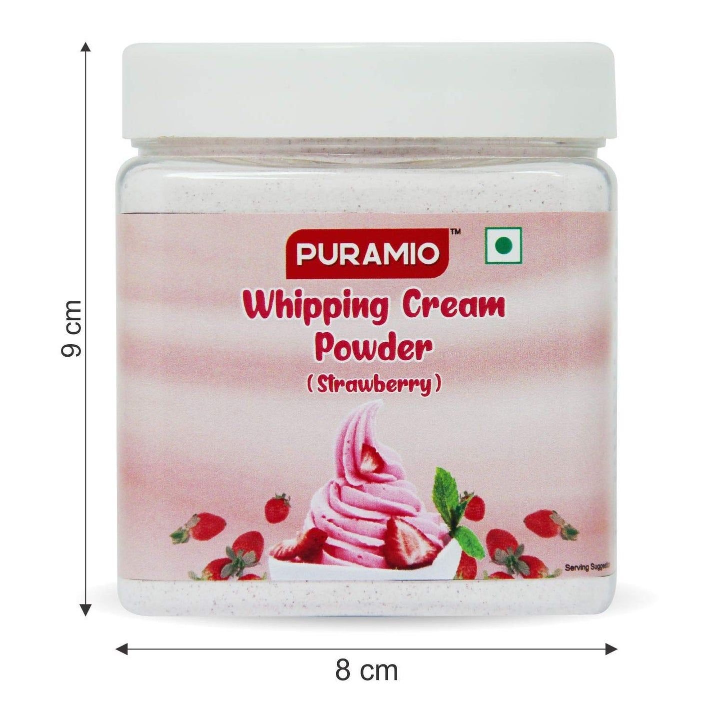 Puramio Whipping Cream Powder (Strawberry)