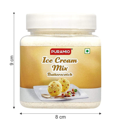 Puramio Icecream Mix, 250gm Each (Pack of 6)- Vanilla, Chocolate, Strawberry, Mango, Kesar Pista, Butterscotch - (250g Each (Pack of 6))