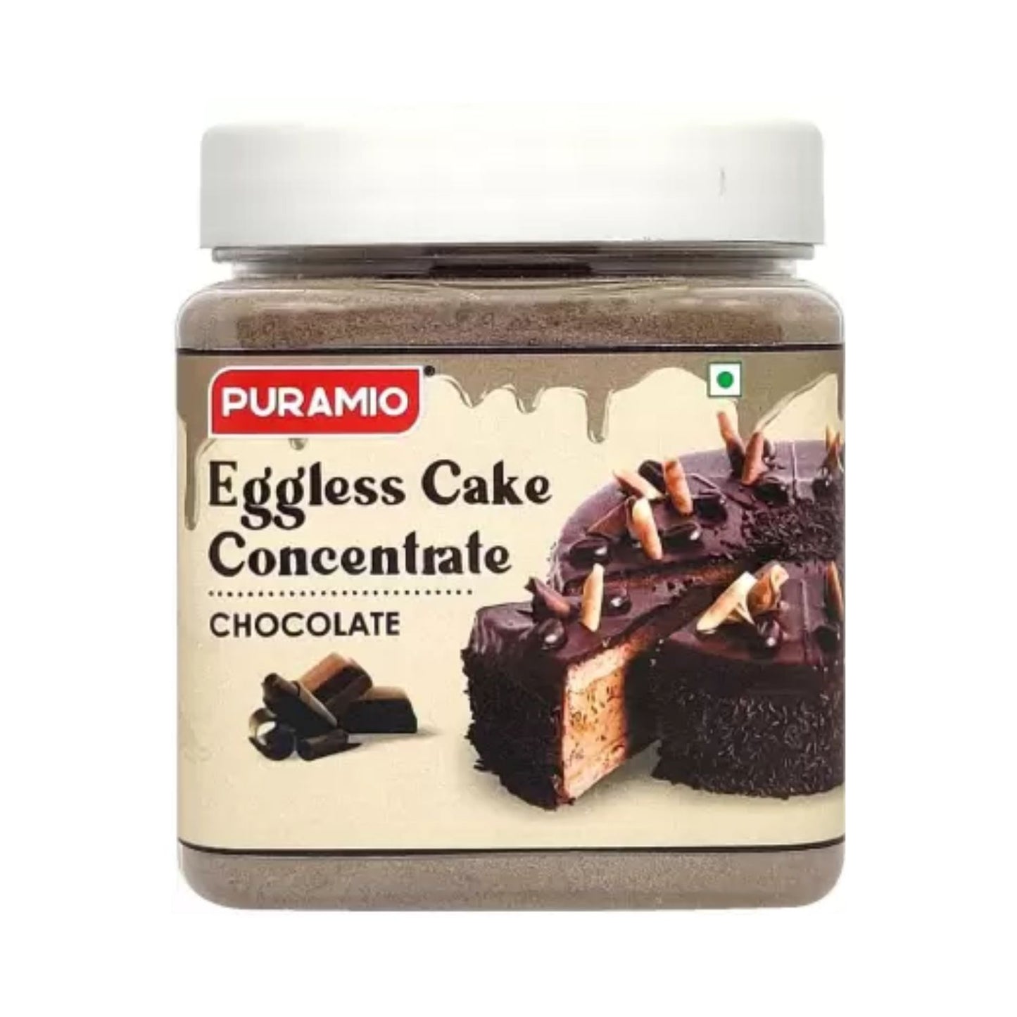 Puramio Combo Pack- Eggless Cake Concentrate - Vanilla & Chocolate, 250g Each