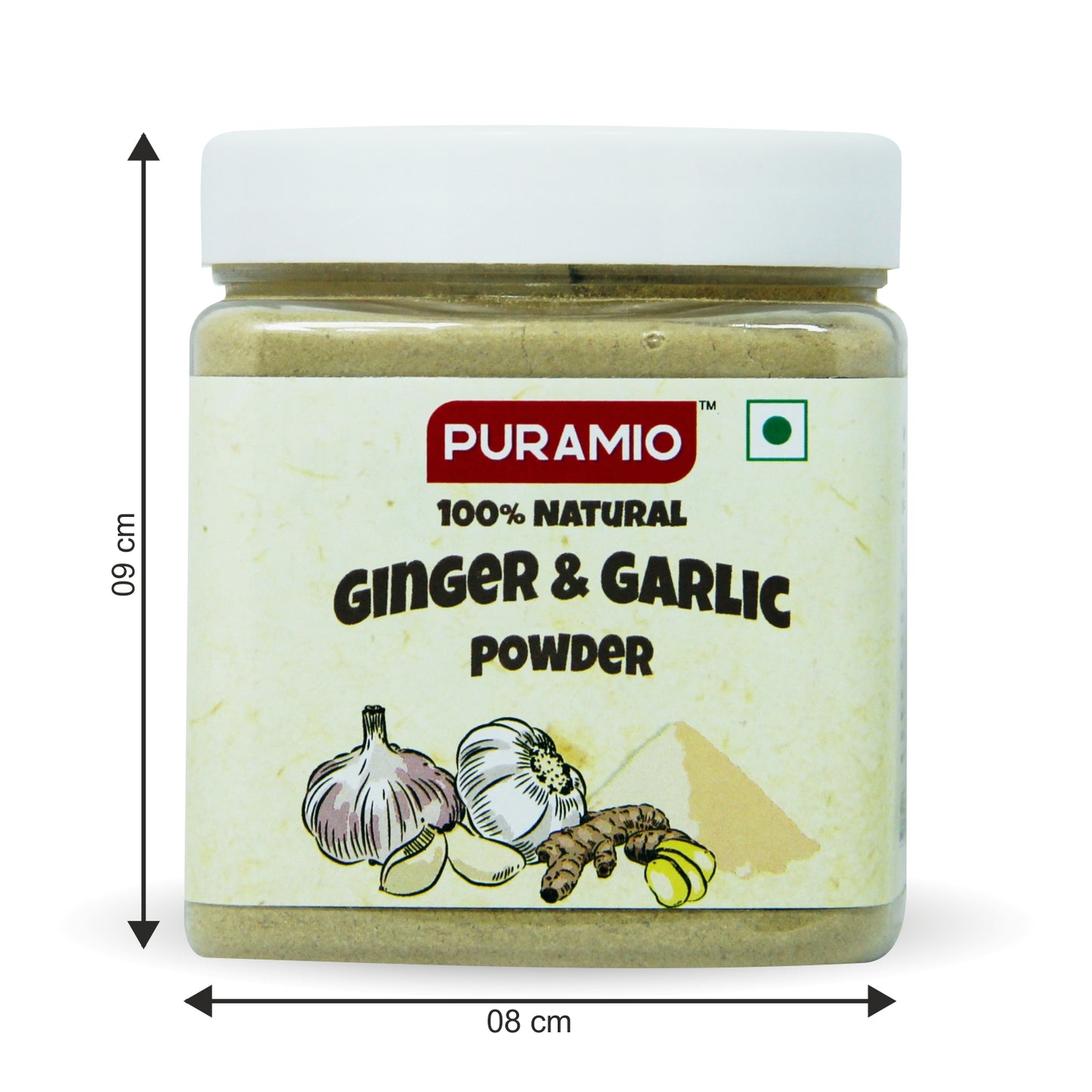 Puramio Ginger & Garlic Powder , 250g