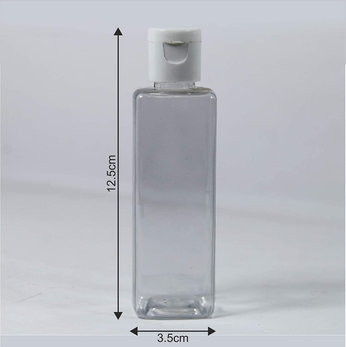 Puramio 100ml Square Pet Bottle - Set of 6