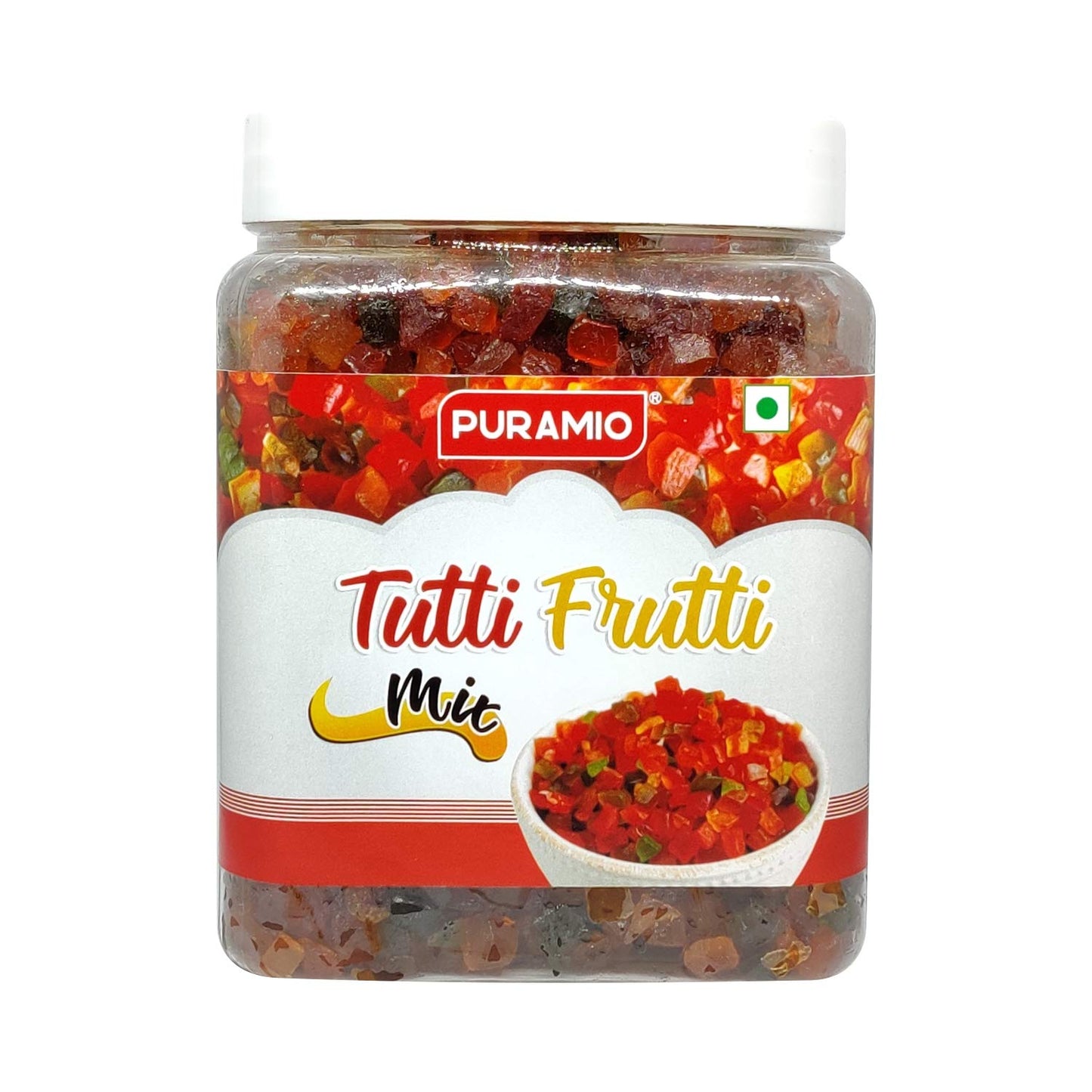 Puramio Combo of Tutti Frutti - Mix & Red, 800g Each (Pack of 2)