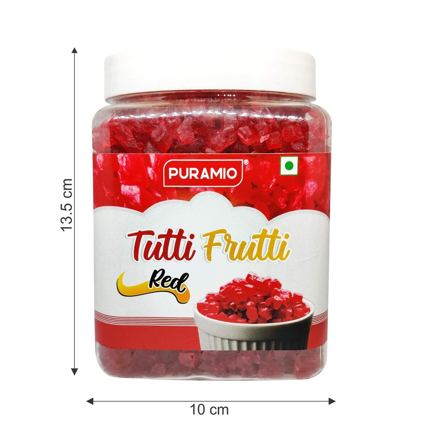 Puramio Combo of Tutti Frutti - Mix & Red, 800g Each (Pack of 2)