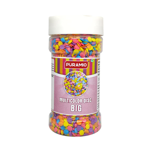 Puramio Multicolor Disc - Big for Cake Decoration, 125g