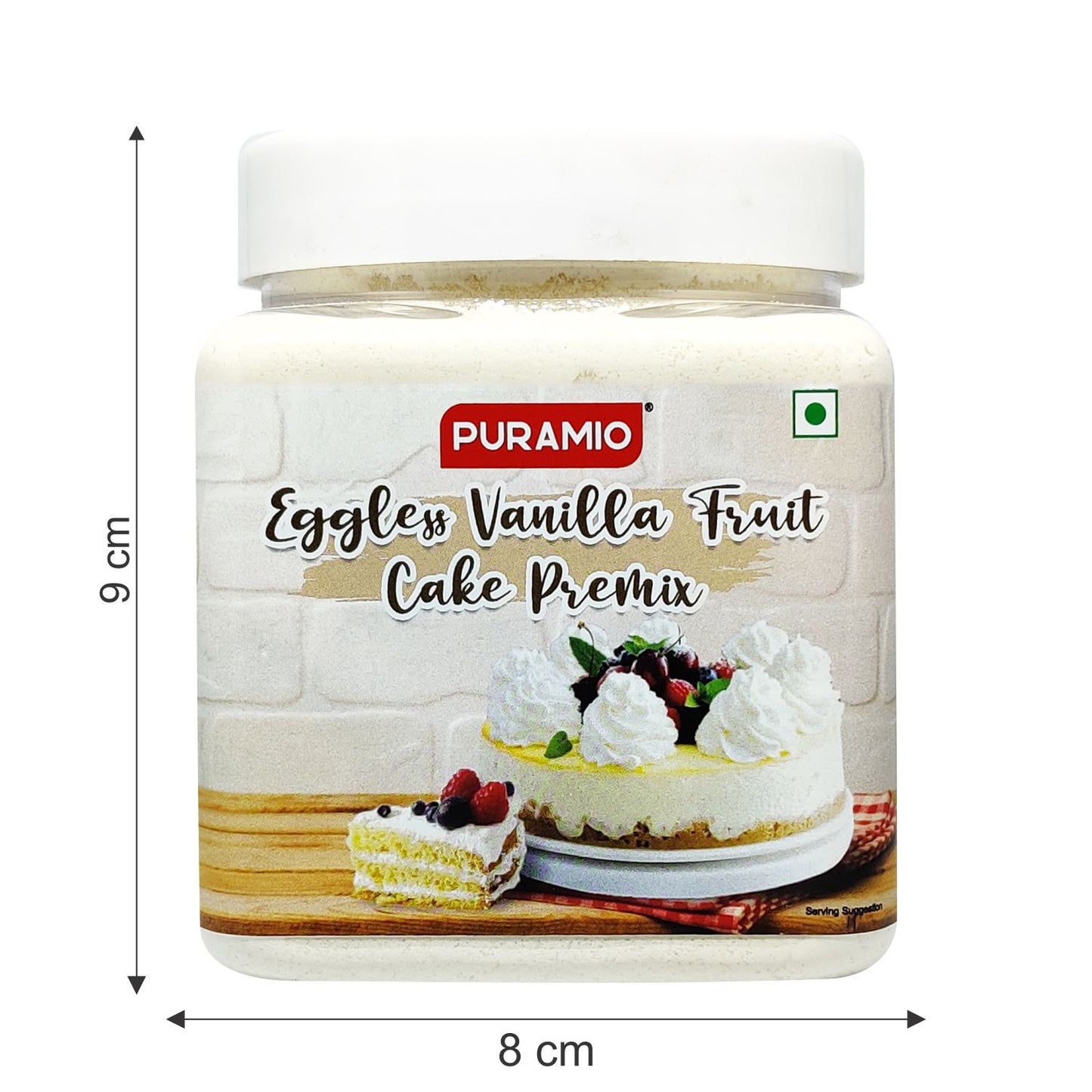 Puramio Eggless Vanilla Fruit Cake Premix