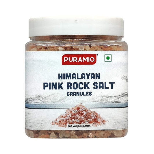 Puramio Himalayan Pink Rock Salt Granules
