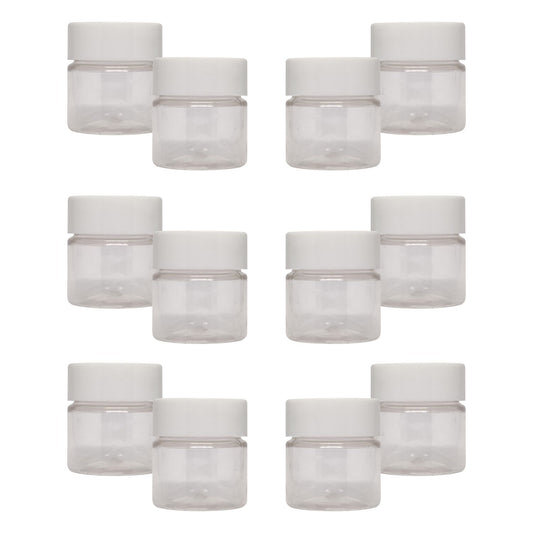 Puramio Round Pet Jar - each 15ml Set of 12