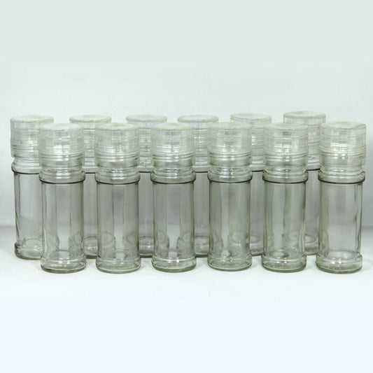 Puramio Spice Grinder/Crusher (Glass Bottle) (12 Bottles)