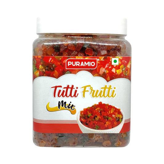 Puramio Tutti Frutti - Mix (Fresh Chery Candies for Cakes, Cookies, Icecream Decoration), 800g