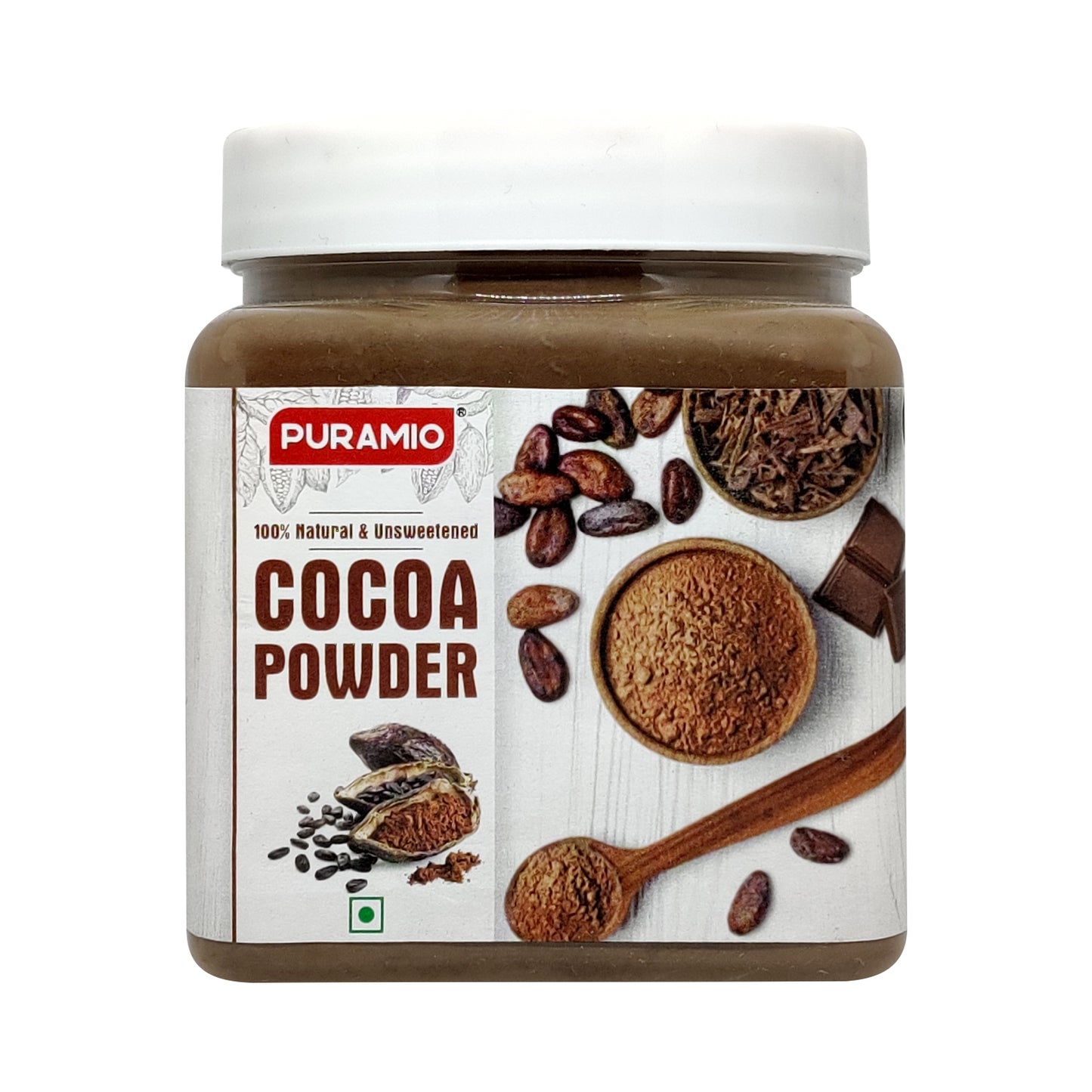 Puramio Cocoa Powder Light [Unsweetened]