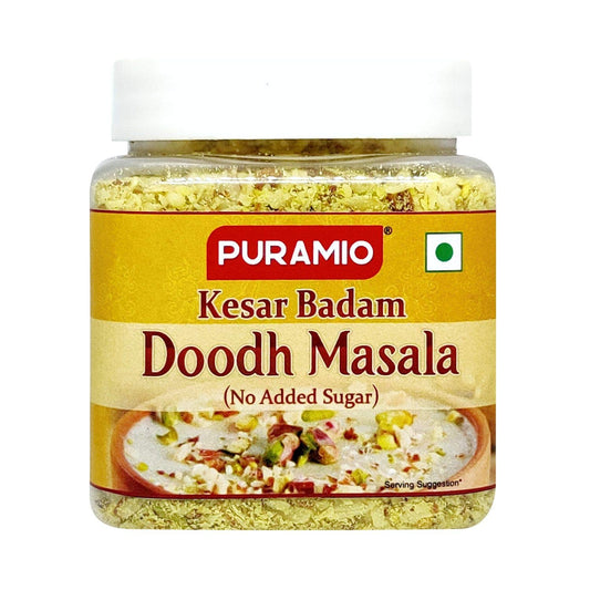 Puramio Milk / Doodh Masala- Premium Home Made (No Added Sugar), Real Dry Fruits and Saffron (Kesar)