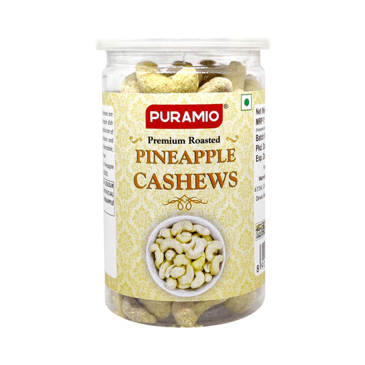 Puramio Roasted Cashew - Pineapple , (Kaju) 175 gm
