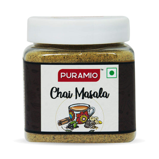 Puramio Tea/Chai Masala - Premium Home Made [Real Indian Spices, 100% Natural, No Added Sugar/Preservatives]