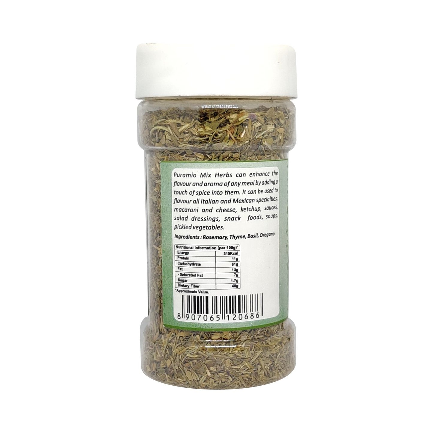 Puramio Mixed Herbs [100% Natural], 50g