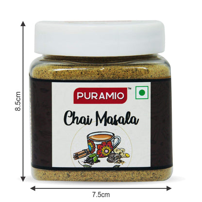 Puramio Premium Home Made Combo Pack - Doodh Masala (125g), Chai Masala (150g) and Chhach Masala , 250g