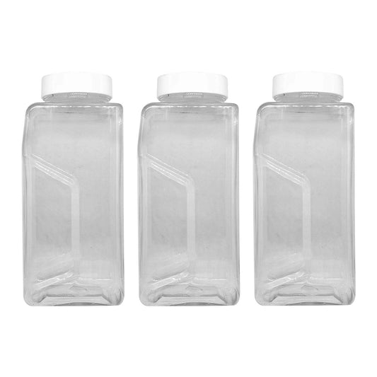Puramio 750 ml Pet Jar with Spice Cap - Pack of 3