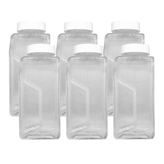 Puramio 750 ml Pet Jar with Spice Cap - Pack of 6