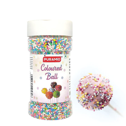 Puramio Coloured Ball [Multicolor Balls] for Cake Decoration