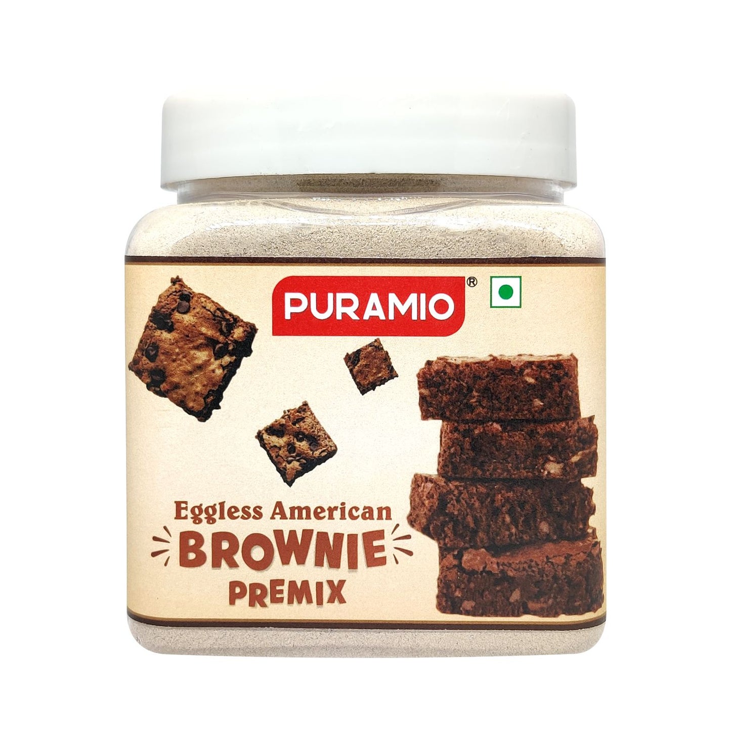 Puramio Eggless American Brownie Premix