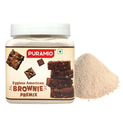 Puramio Eggless American Brownie Premix