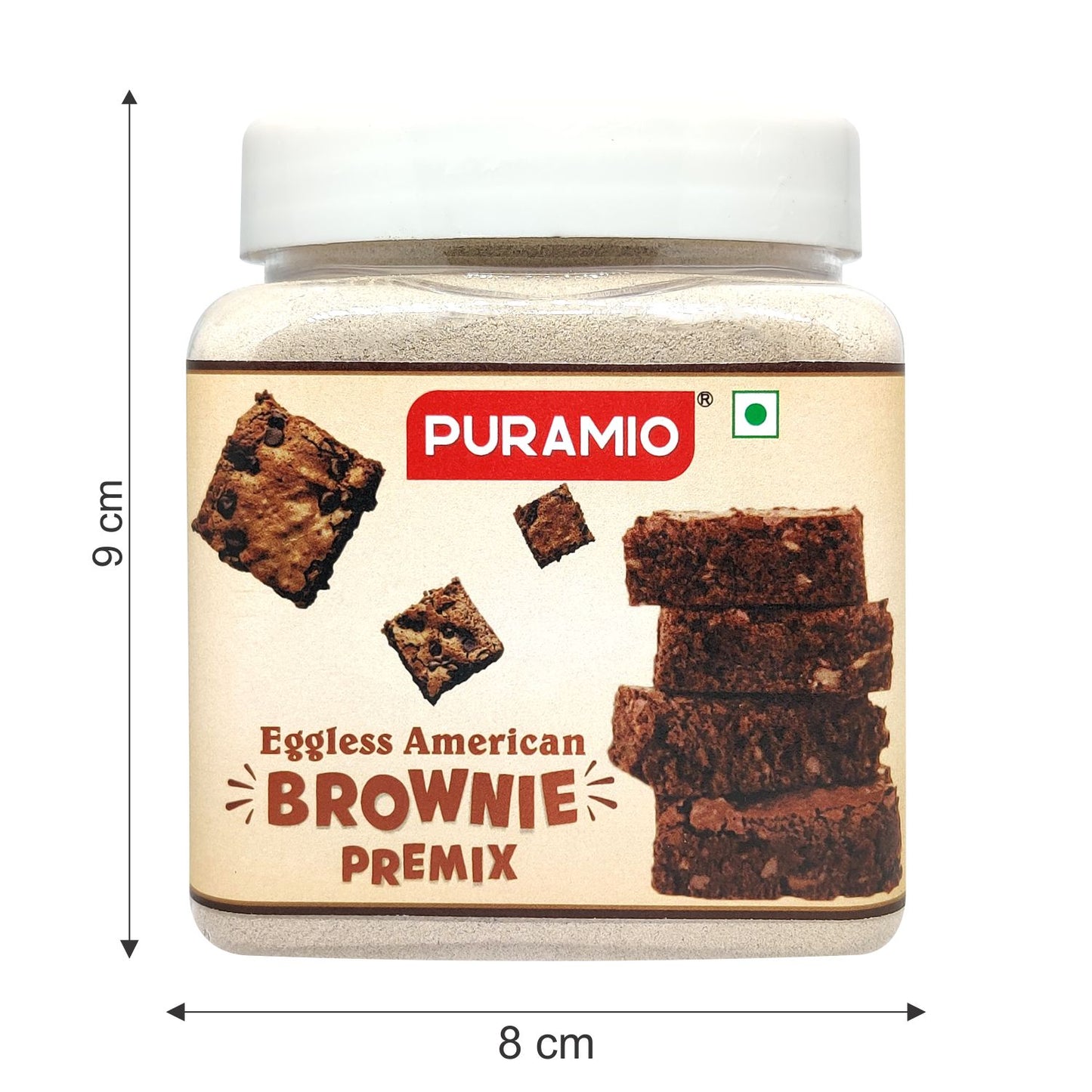 Puramio Eggless American Brownie Premix