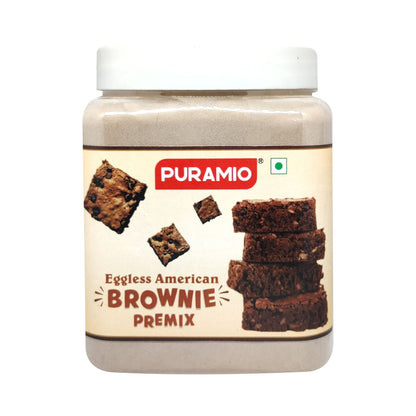 Puramio Eggless American Brownie Premix