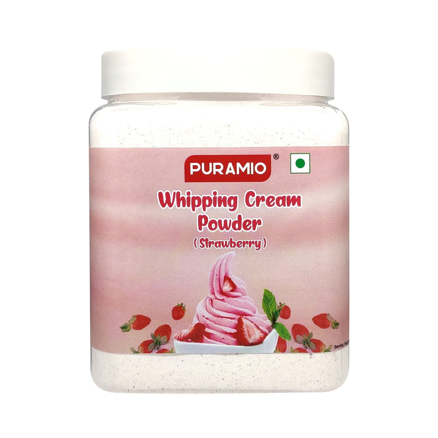 Puramio Whipping Cream Powder (Strawberry)