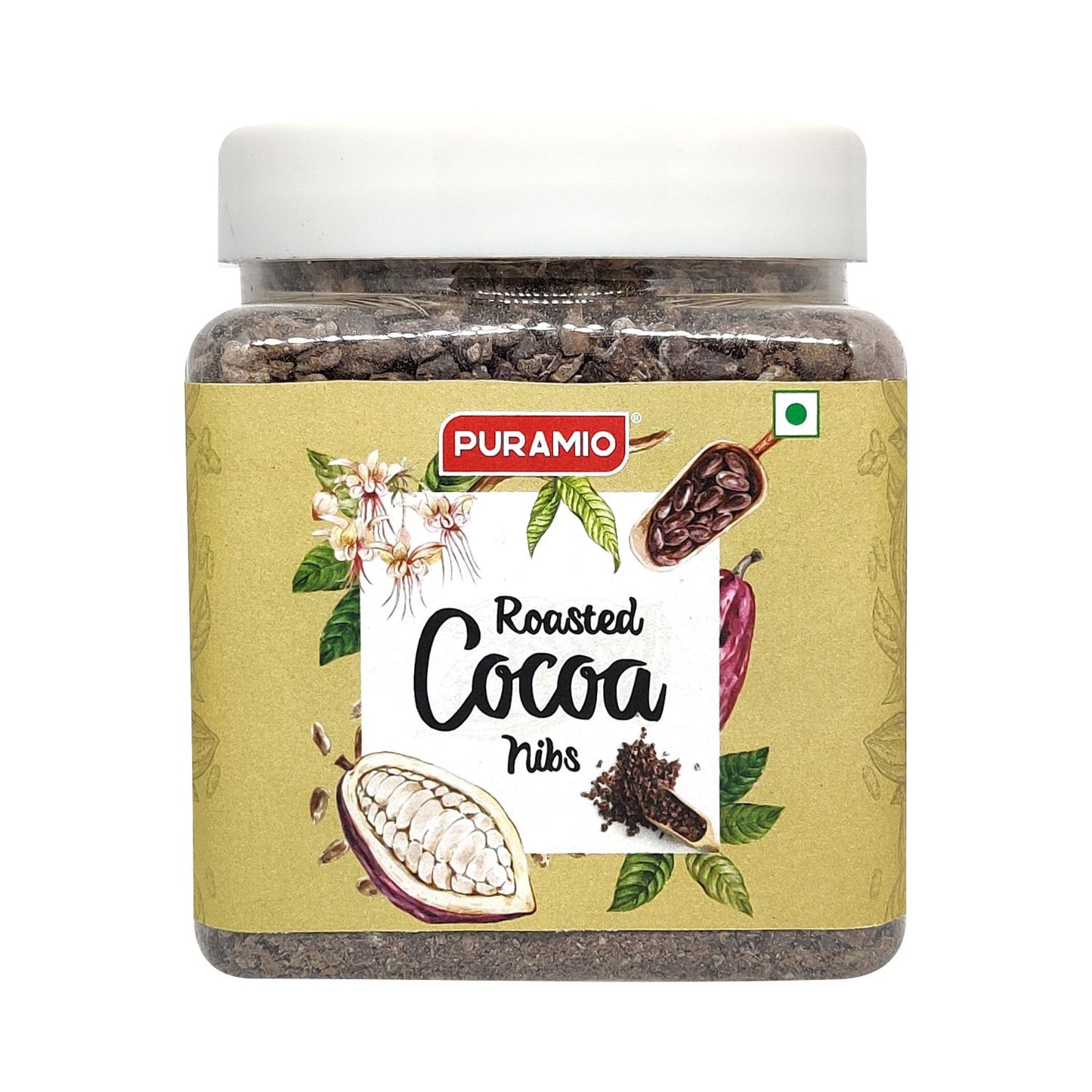Puramio Roasted Cocoa Nibs , 350g