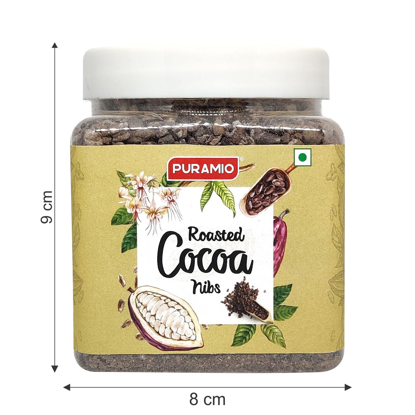 Puramio Roasted Cocoa Nibs , 350g