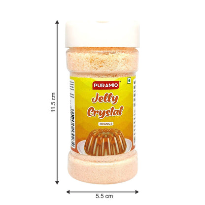 Puramio Jelly Crystals Combo [Pack of 4] - Strawberry, Mango, Raspberry & Orange, (150 gm Each (Pack of 4))