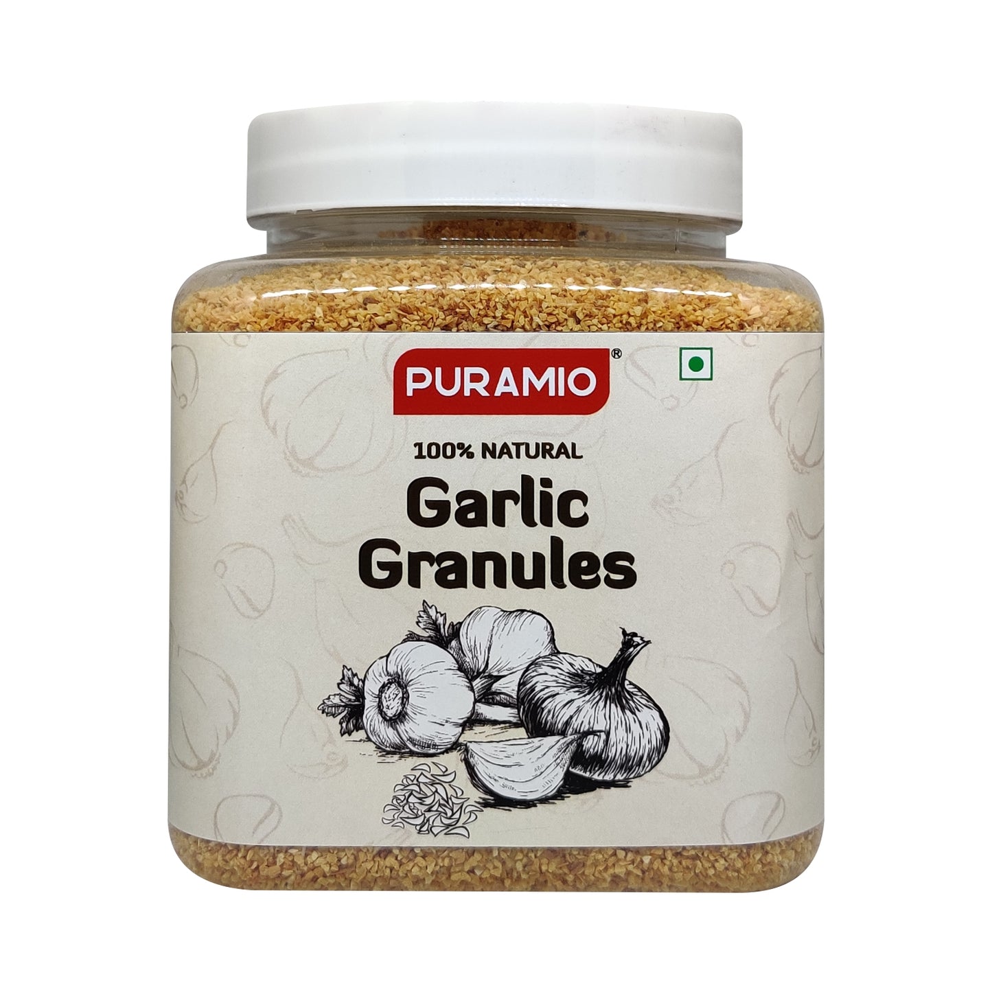 Puramio Garlic Granules [100% Natural]