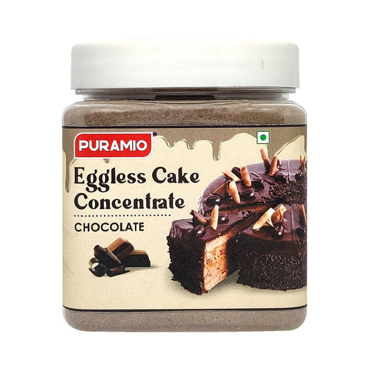 Puramio EGGLESS Cake Concentrate - Chocolate (For Chocolate & Plum Cake)