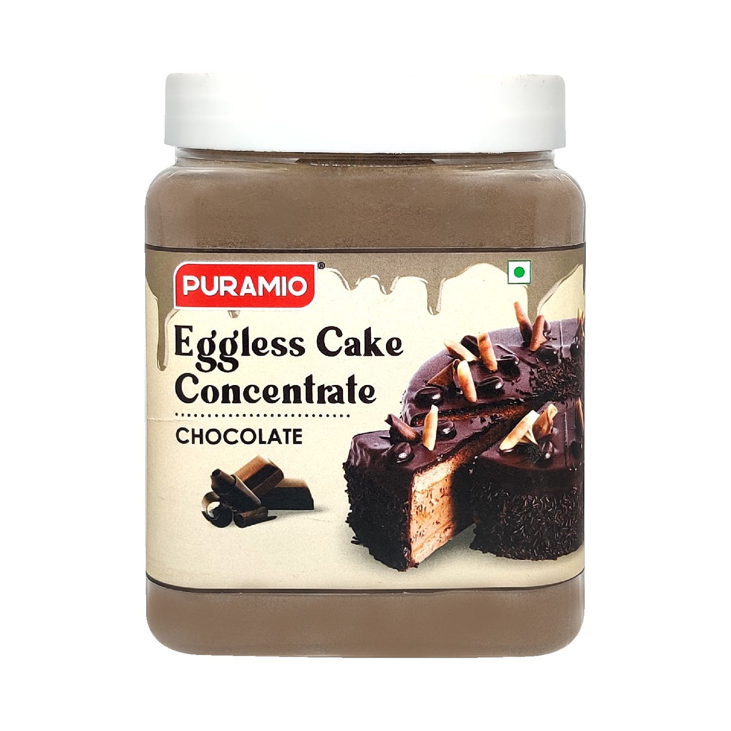 Puramio EGGLESS Cake Concentrate - Chocolate (For Chocolate & Plum Cake)