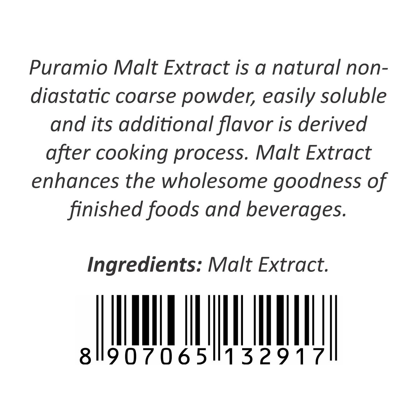 Puramio Malt Extract Powder