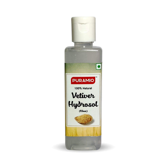 Puramio Vetiver (Khus) Hydrosol ( 100% Natural ) , 100 ml