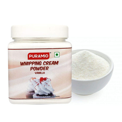 Puramio Whipping Cream Powder Combo of- Vanilla & Pineapple, (250g x 2)