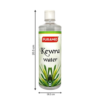 PURAMIO Kewra (Pandanus) Water for Biryani and Mughlai Dishes, (500ml)