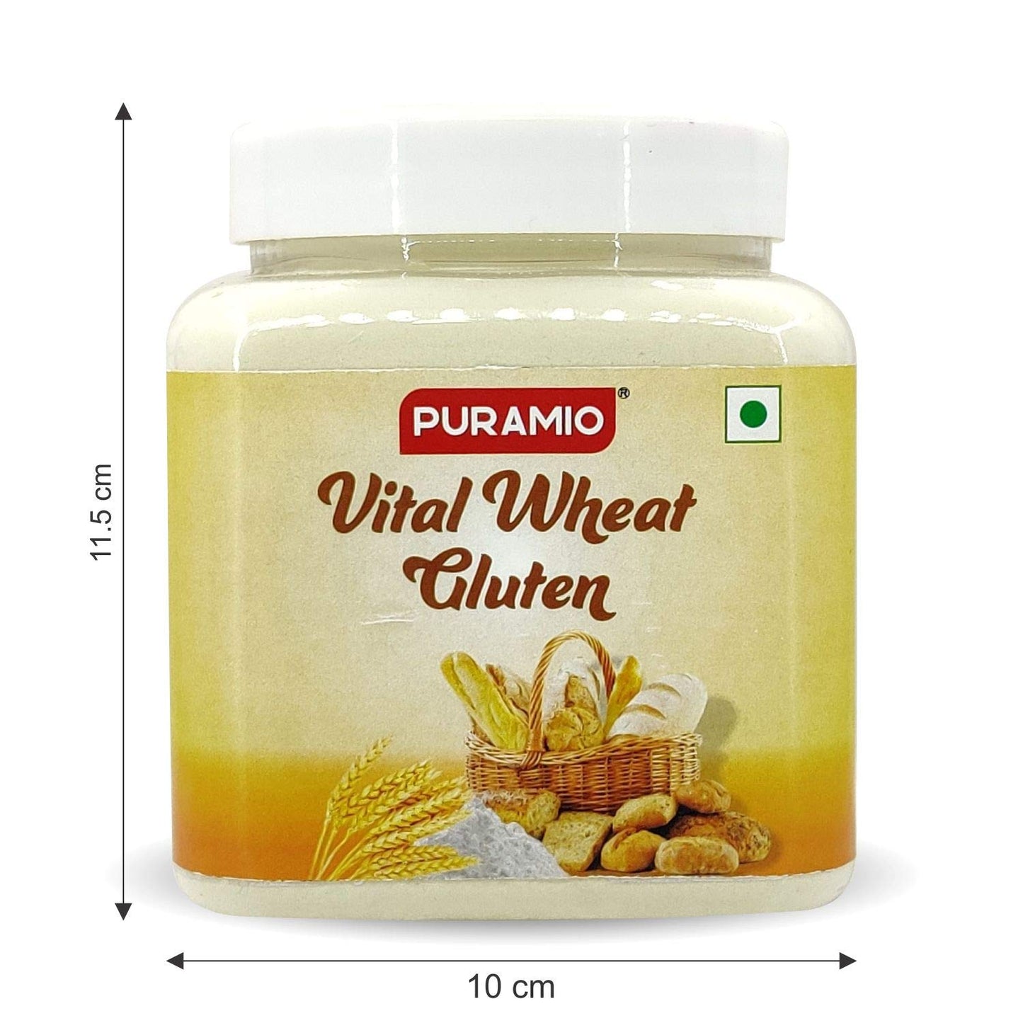 Puramio Combo Pack of- Vital Wheat Gluten-600g & Bread Improver-250g
